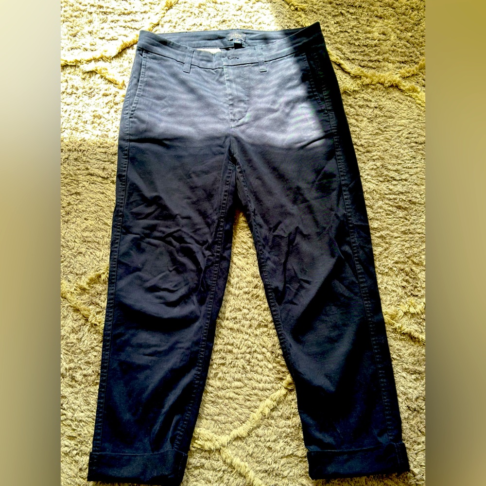 J Crew chino pants high waisted straight leg